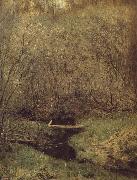 Levitan, Isaak Fruhing in the forest Spain oil painting artist
